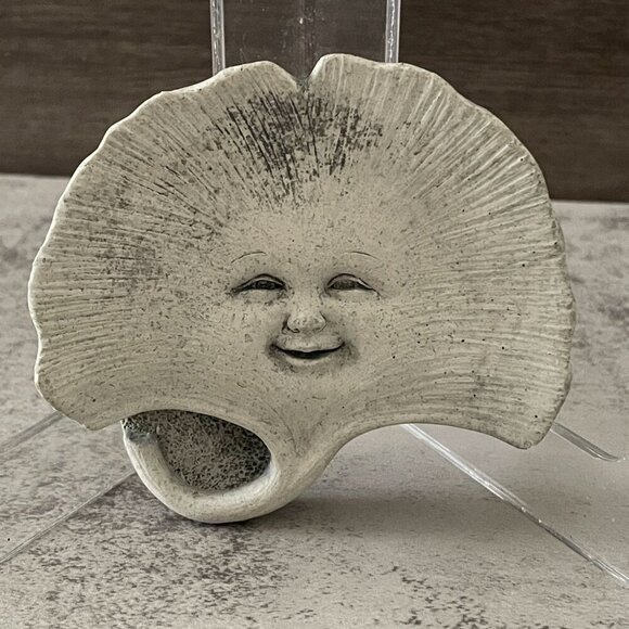 Vintage George Carruth Studio Casey Sprout Ginkgo Leaf Sculpture Signed 2005 - Picture 1 of 8